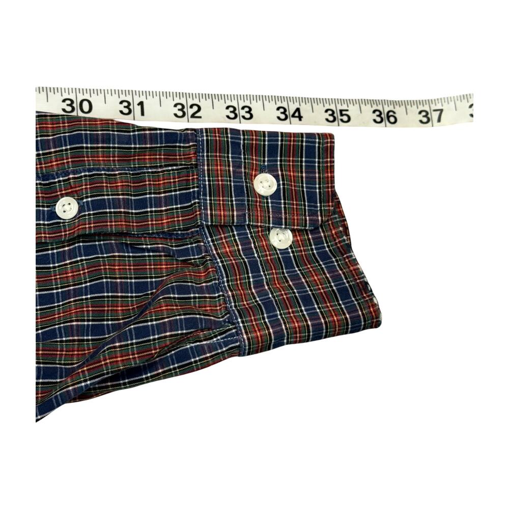 BD Baggies Vintage Crazy Plaid Cotton Shirt Made in USA 15.5 - Picture 10 of 16